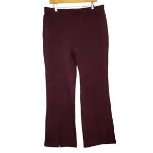 Time And Tru Womens Burgundy Stretch Pull-On Pants XXL 20 Rayon Blend